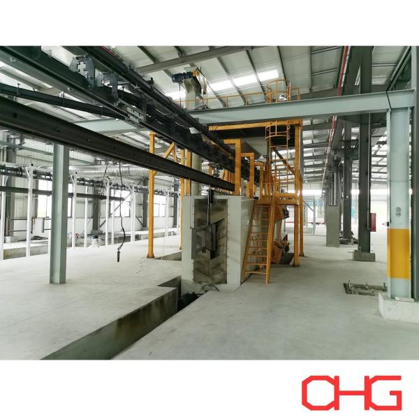 Professional Automated Powder Coating Production Line Powder Spray System includes Powder Coating Oven