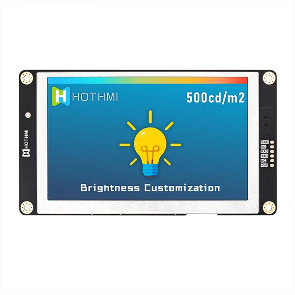 5 индикаторная панель модуля экрана 800x480 UART TFT LCD дюйма умная серийная с интерфейсом TTL