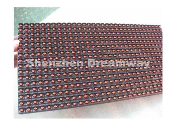 Single Red LED Display Module for Outdoor Use with 10 mm Pixel Pitch
