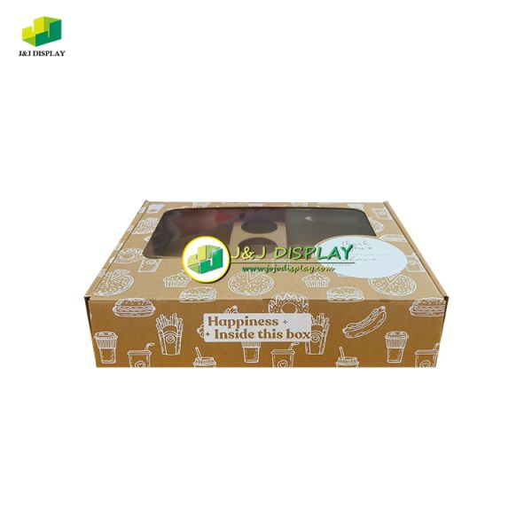 Digital Printed Kraft Color Box Matt Cake Kraft Color Box Multi Functional Custom Display Boxes Cardboard
