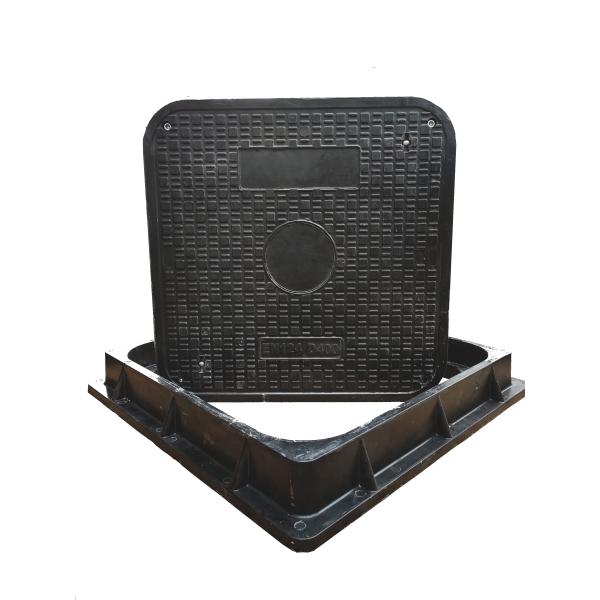 EN124 認証されたSMC 防滑表面付きのマンスホールカバー -40°Cから150°C