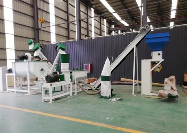 AMEC Chicken Feed Making Machine 0.5 - 2 T/H Complete Feed Processing