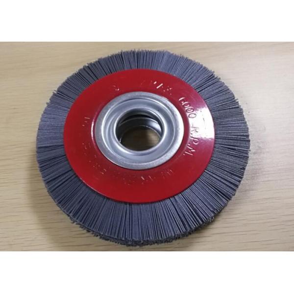 Long Service Life 6 inch Abrasive bristle Industrial Nylon Wheel Brush for deburring