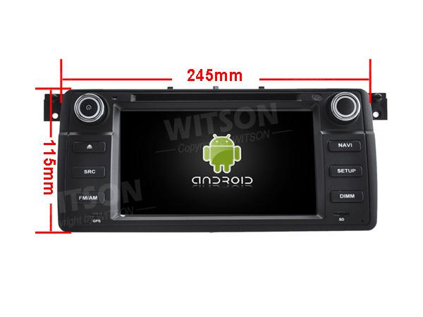 7 Screen without DVD Deck For BMW E46 M3 3 Series 318 320 325 330 335 M3 1998-2005