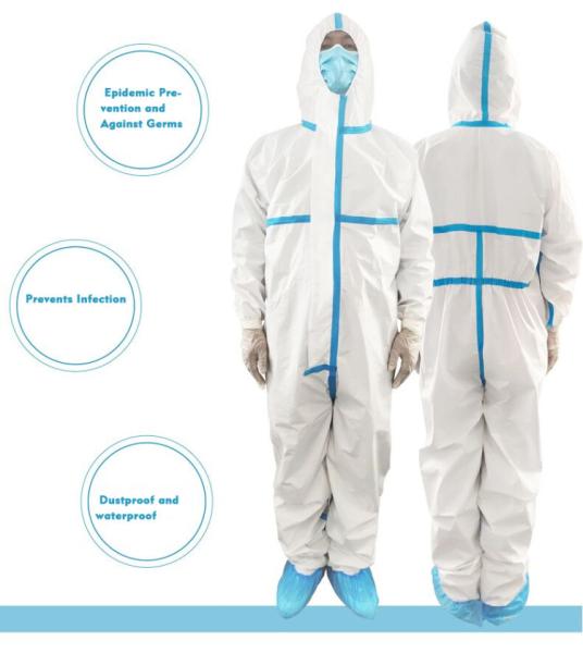 2020 Epidemic Protection Disposable Medical Personal Protective clothing Equipment Protective Suits