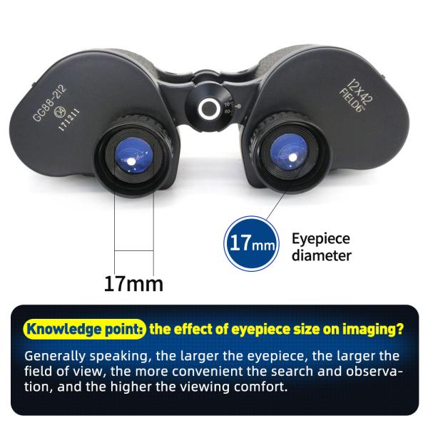 Телескоп армии биноклей 12x42 наивысшей мощности военный прочный с заполненным азотом