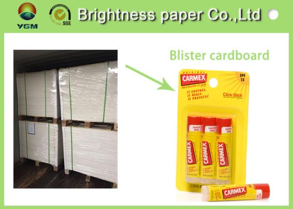 High Whiteness Blister Board Paper 350 Gsm Two Side White Ivory Cardboard