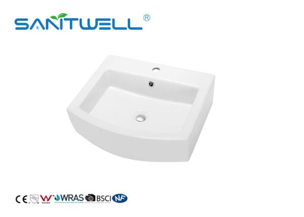 Self Cleaning Ace Wash Basin / Hand Wash Basin High Gloss OEM Service