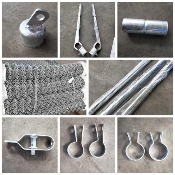 6 загородка звена цепи диаманта ноги Q195 сплетенная проводом