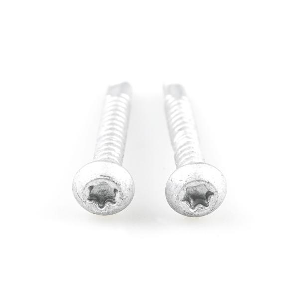 GB Standard SUS304 410 Bimetallic Bi-Metal Pan Head Self-Drilling Screws for Fastening