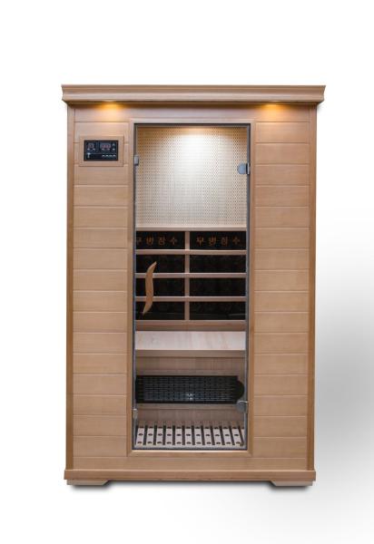 High Quality Computer Control Panel Detox Sweating Sauna Room Solid Wood Infrared Sauna Room Bath Box Household