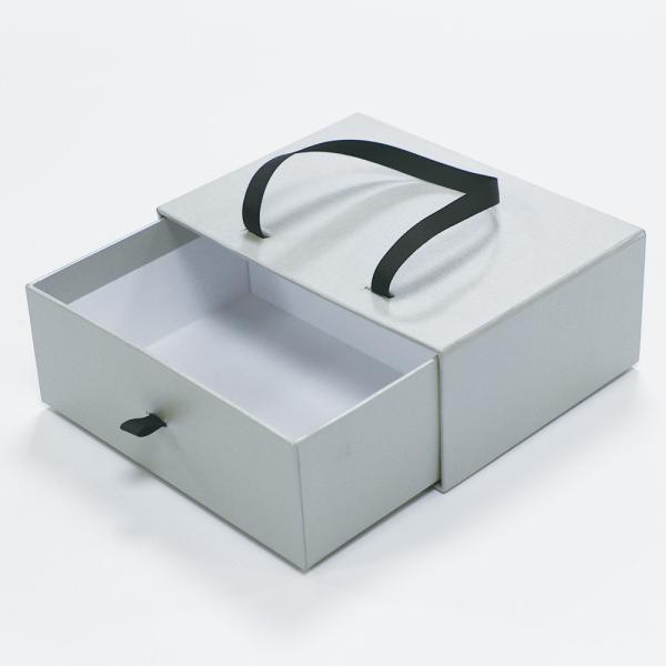 Cinza 157g Art Paper Cardboard Drawer Boxes do terno de negócio do GV do CE