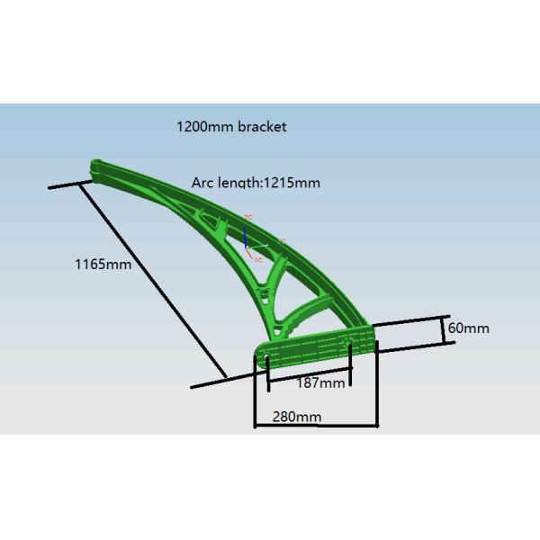 600 support en plastique réglable en longueur