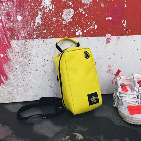 Ins fashion sports new ins color nameplate backpacks student bags handbags