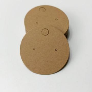 Simple Jewelry Packaging Cardstock  Earring Cards  Kraft Paper Cards