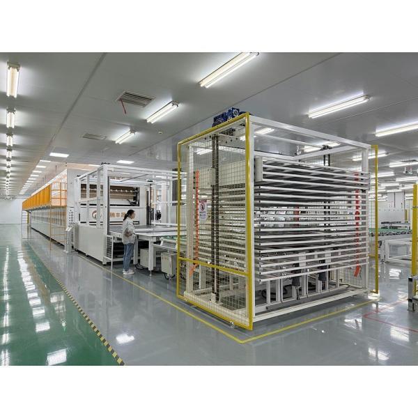 Equipo totalmente automático papel de rollo de flauta, lámina térmica de película, prensado en caliente, módulo solar seco, línea de producción, máquina de laminado