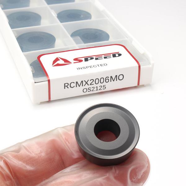 Herramienta de corte de metal de torno CNC RCMX2006MO Insertos de fresado de carburo