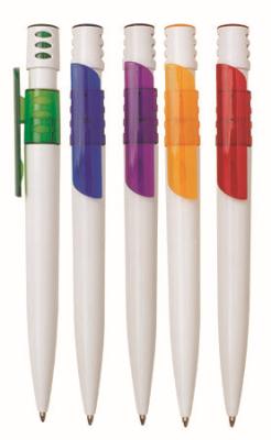 wide clip click ball pen from wenzhou factory, manufacturer