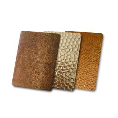 laser cut decorative textured sheet metal hammered stainless steel cylinder/Pillar