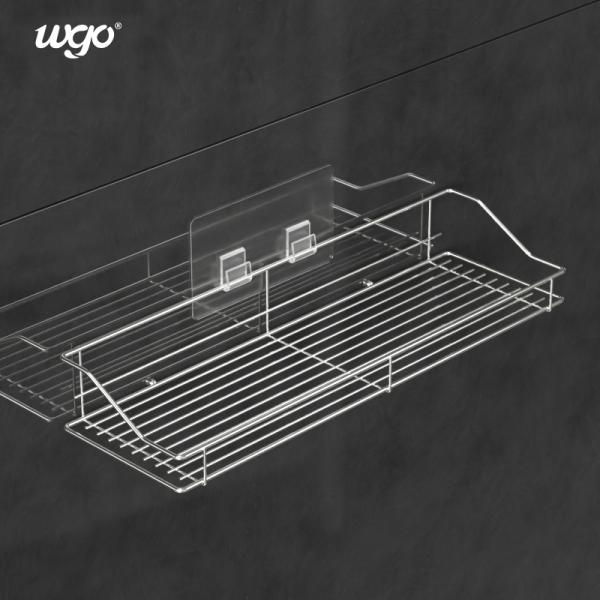 Отсутствие установленного прилипателя Caddy ливня ванной комнаты нержавеющей стали необходимого отверстия сверля