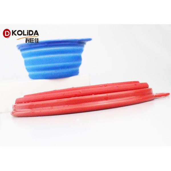 Portable Travel Collapsible Puppy Feeding Bowl Rubber And Silicone Dog Bowl