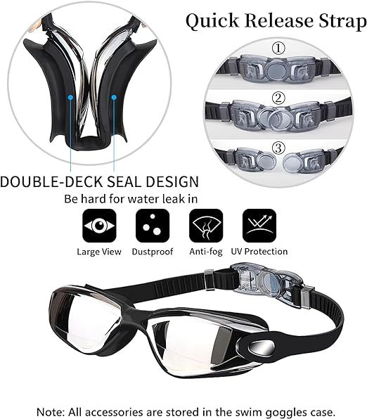 70g/160g Adult Diving Goggles Underwater Swimming Goggles With Clear PC Lenses