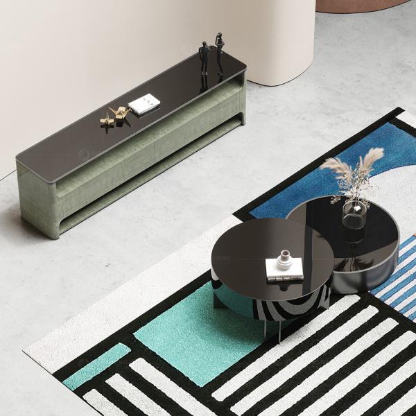 Журнальный стол верхней части мрамора 0.45CBM украшает дизайн меди стола живущей комнаты итальянский