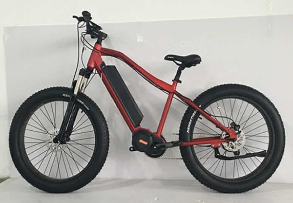1000w Aluminum Fat Tire Custom Electric Bike Disc Brake With Lithium Battery