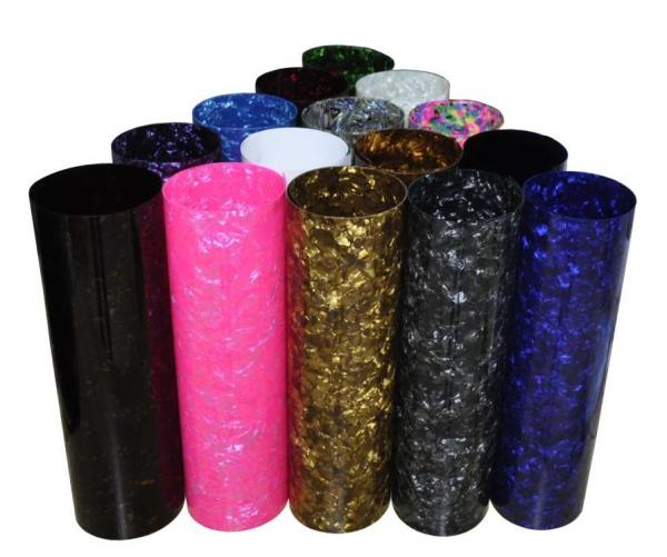 Opaque Celluloid Plastic Sheet 1600*700mm Musical Instruments Celluloid Binding