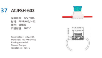 White Blade Fuse Holder