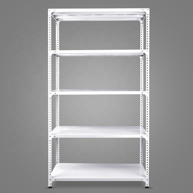 Sustainable Storage Holders Racks for Industrial Steel Slotted Angle Iron Rack Shelving