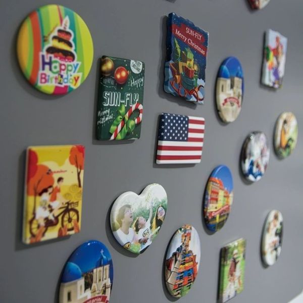 Custom Photo Magnets Sublimation Plastic Fridge Magnet Blanks