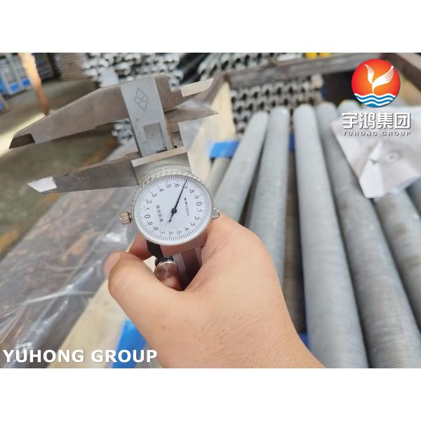 El tubo de tipo L de herida ASTM A249 TP304 para intercambiador de calor de boiler