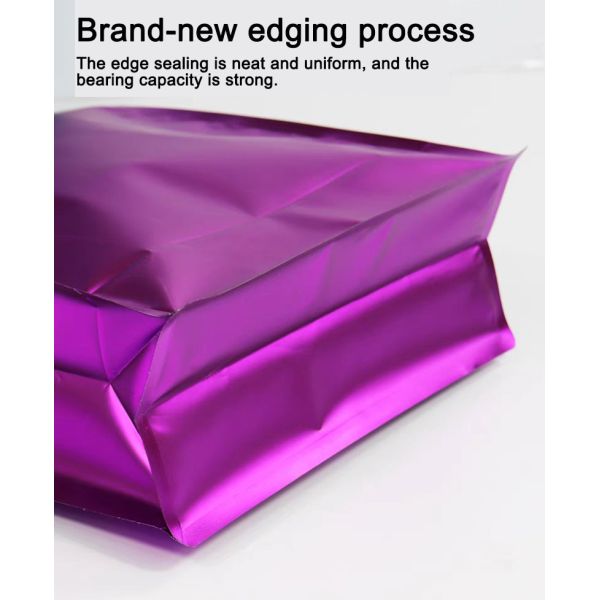 Resealable Plastic Eight-Side Aluminum Foil Ziplock Bag Food Packaging