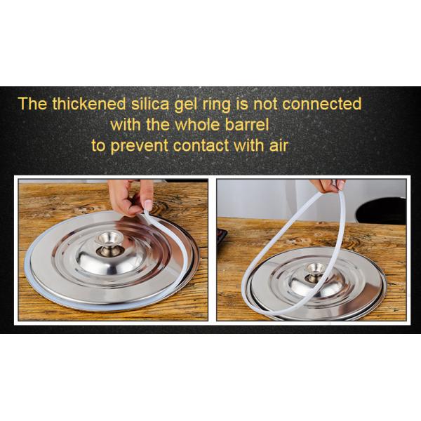 бочонки уплотнения толщины нержавеющей стали 1.0mm 20L Ss201 доят консервную банку