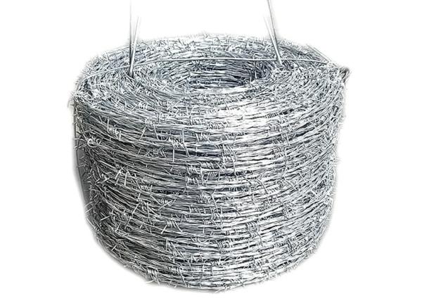 14ga Stainless Steel Protection Barbed Wire Fence Electro Galvanized
