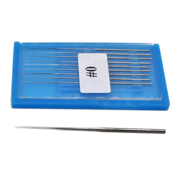 Excellent Dental Smooth Broach Set #000 52mm Without Plastic Handle