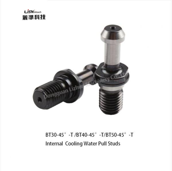 Bt40 Cnc Milling Machining Parts 45 Degree Pull Stud Coolant For Tool Holder