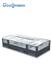 Автоматический размораживая замораживатель острова супермаркета