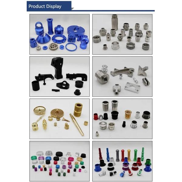 Precision Metal Aluminum CNC Machined Parts Anodized Color Custom