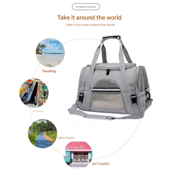 Multifunctional Pet Shoulder Bag Rabbits Suitable Endearing Pet Accouterments For All Ages Comfortable Durable Stylish Pet Accessories