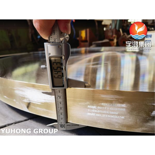 ASME SB171 C61400 Aluminum Bronze Disc for Marine Use