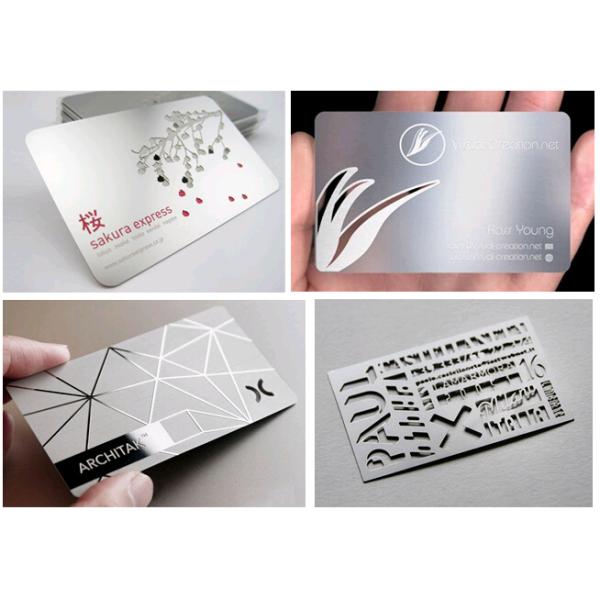 Durable Metal Business Cards Heat - resistant , Waterproof VIP Membership card