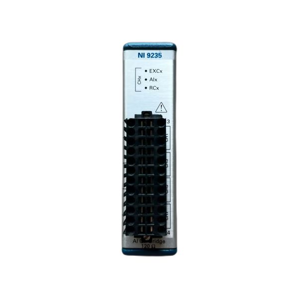 National Instruments NI-9235 8-Channel Strain/Bridge Input Module with 10 kS/s/channel and 120 Ω Quarter-Bridge for Dynamic Strain Measurement