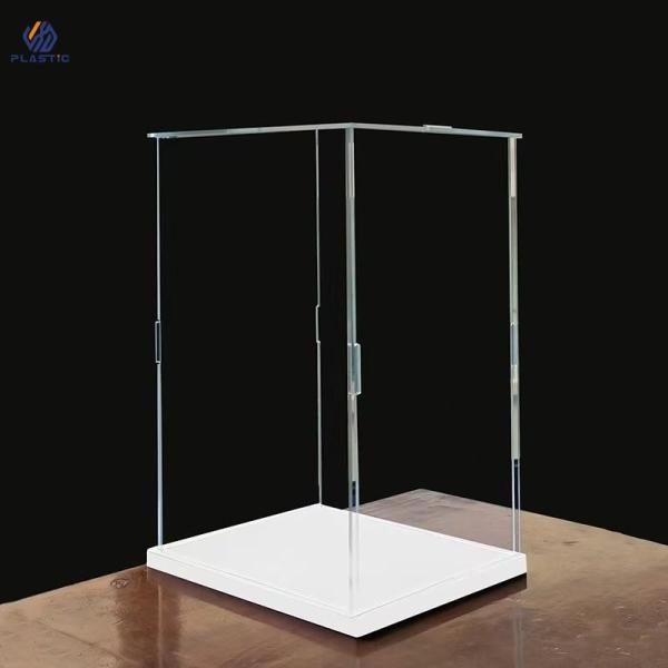 Multifunctional Dust Proof Acrylic Display Box Clear Display Case Customizable Logo