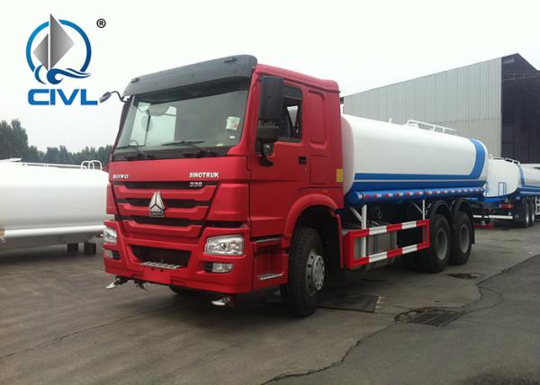6X4 Sinotruk Howo LHD 20 KL Water Tank Truck