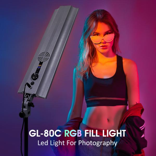 GL-80C RGB ビューティ LED ライト 70W 調節可能 変化する色 LED ライト ホーム パーティーとステージ 照明 リモコン 調節可能