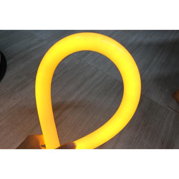 hot sale 360degree building yellow 110v pvc neon flex lights for building