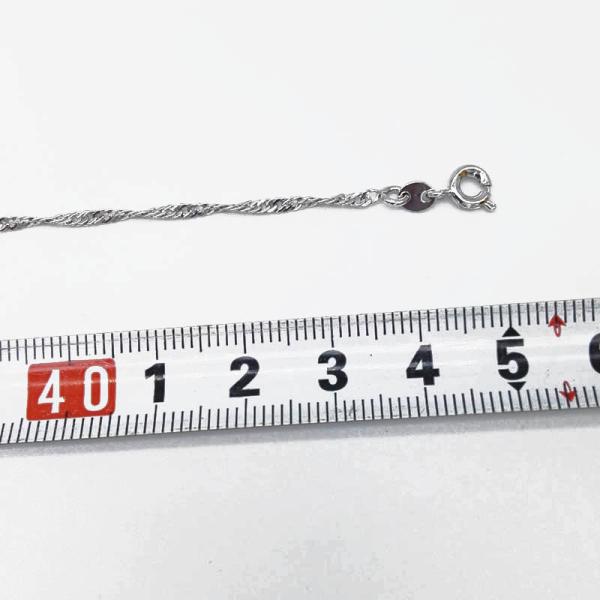 DIY Jewelry Necklace Accessories Love Pearl Platinum Plated Water Wave Chain