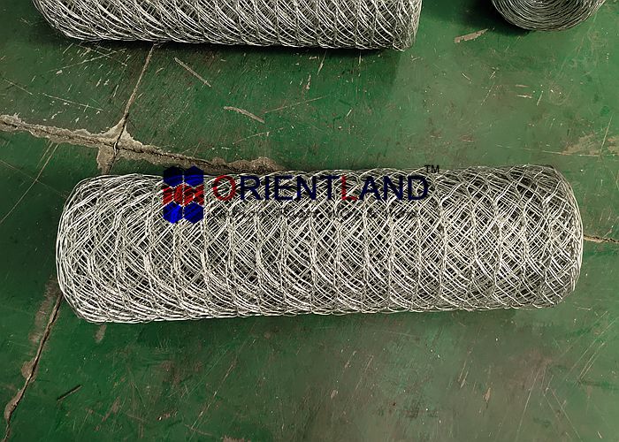 сетка 80×100mm двойная переплетенная Gabion покрывает Rolls